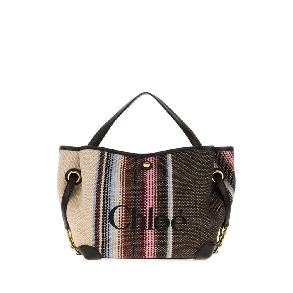 Chloe Women Multicolor Fabric Small Chloe Clover Handbag